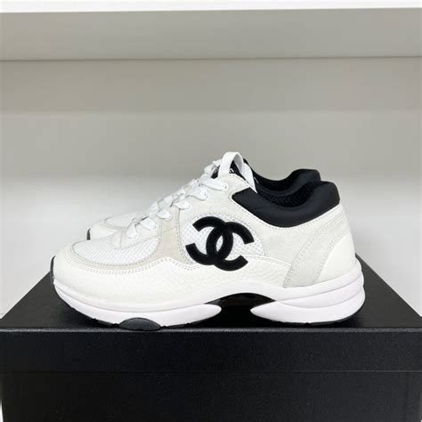 chanel men runners|chanel trainers black and white.